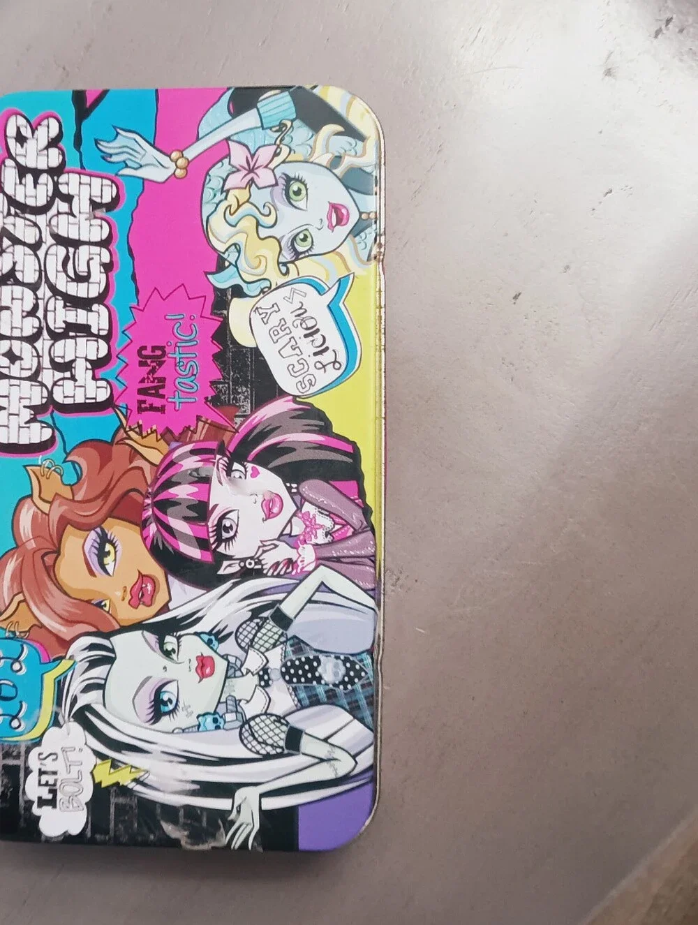Monster High Pink & Teal Character Tin